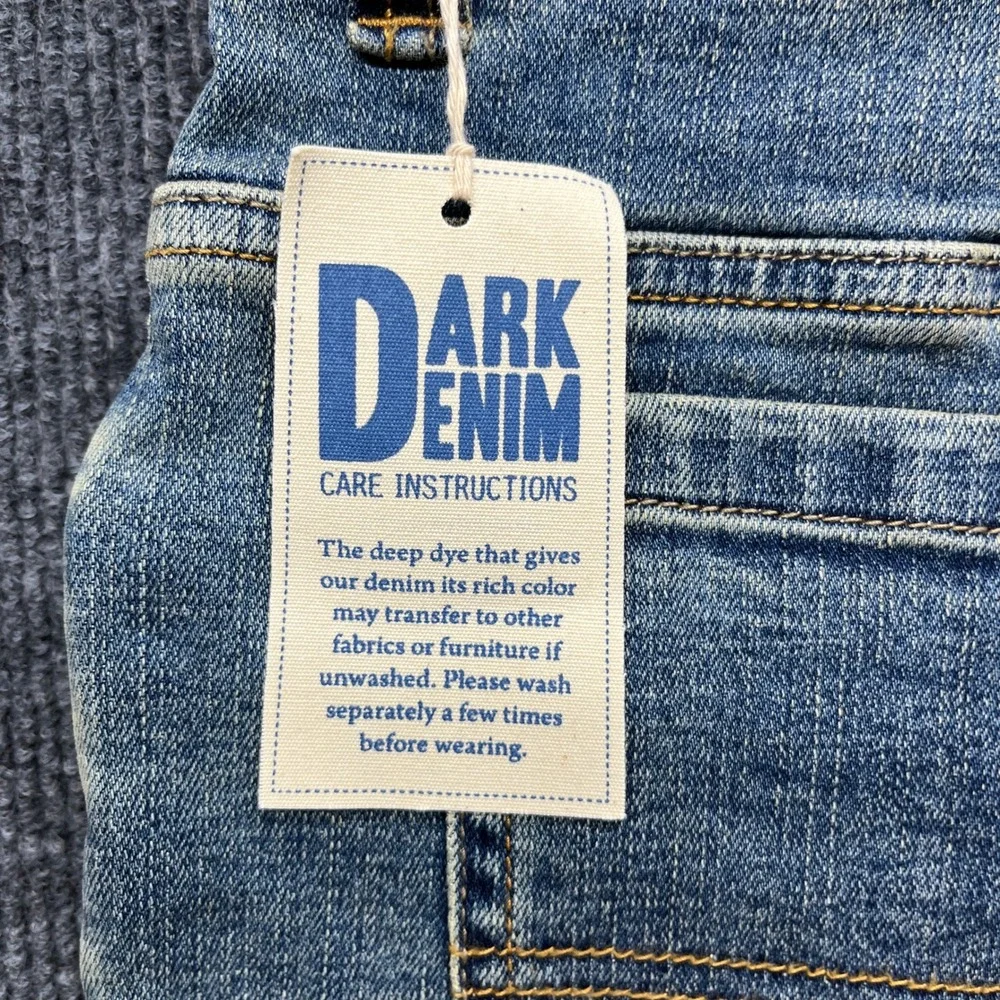prAna Mens 36x30 Straight Leg Jeans NWT Medium Wash Blue Denim Outdoor Pants